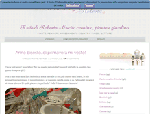 Tablet Screenshot of ilsitodiroberta.com